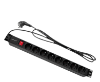 Qoltec Pionowa Listwa zasilająca PDU do RACK 16A 8xSCHUKO 1.8m - 1329977 - zdjęcie 2